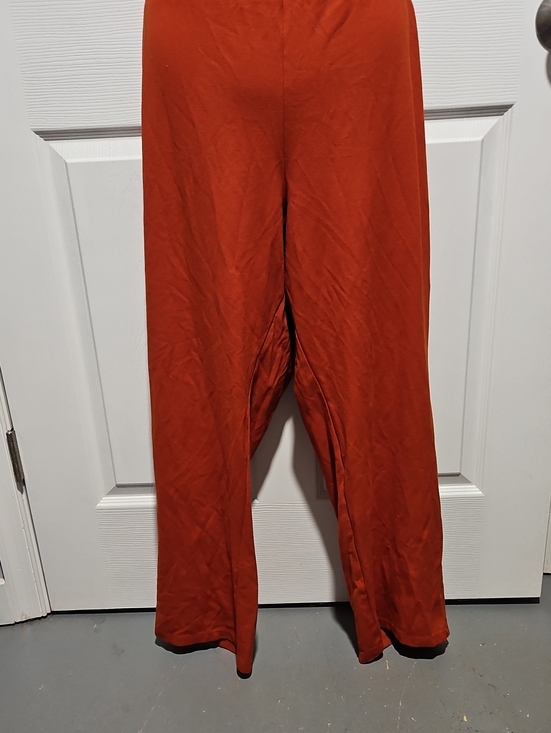 Cato Pants - Cato Wide-Leg Pants in Rust Orange